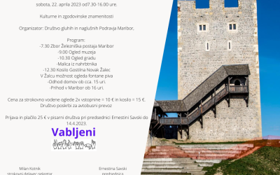 Vabilo – izlet na Celjski grad – Pokrajinski muzej